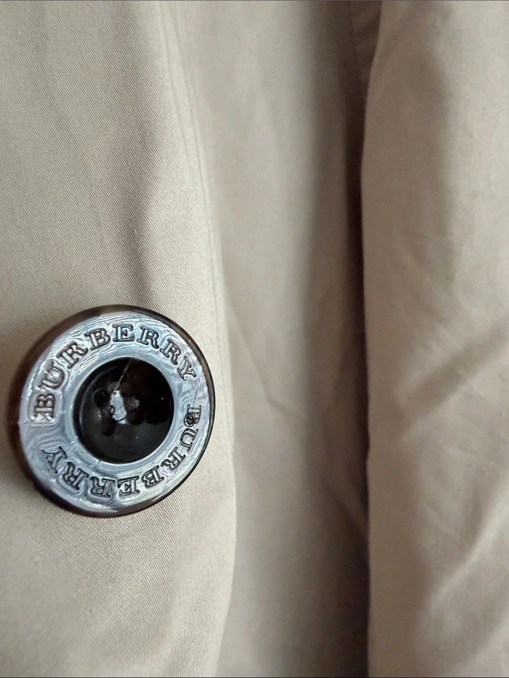 Burberry Taupe Double-Breasted Mid-length Kensington Trench Coat - Picture 3 of 10